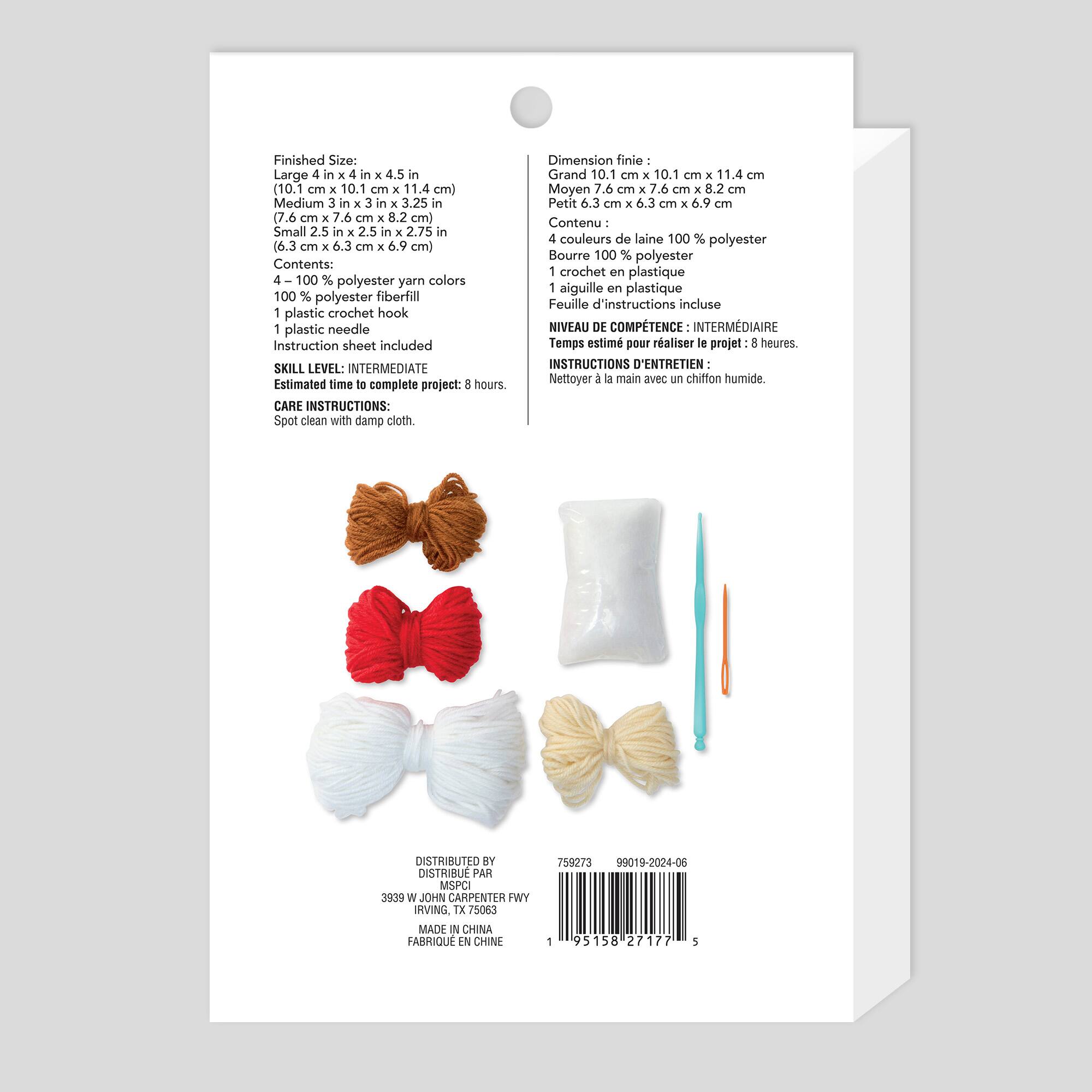 6 Pack: Intermediate Mushrooms Amigurumi Crochet Kit by Loops & Threads®